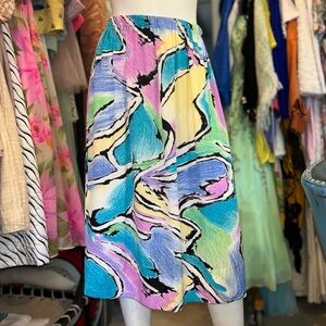 80s Abstract Skirt